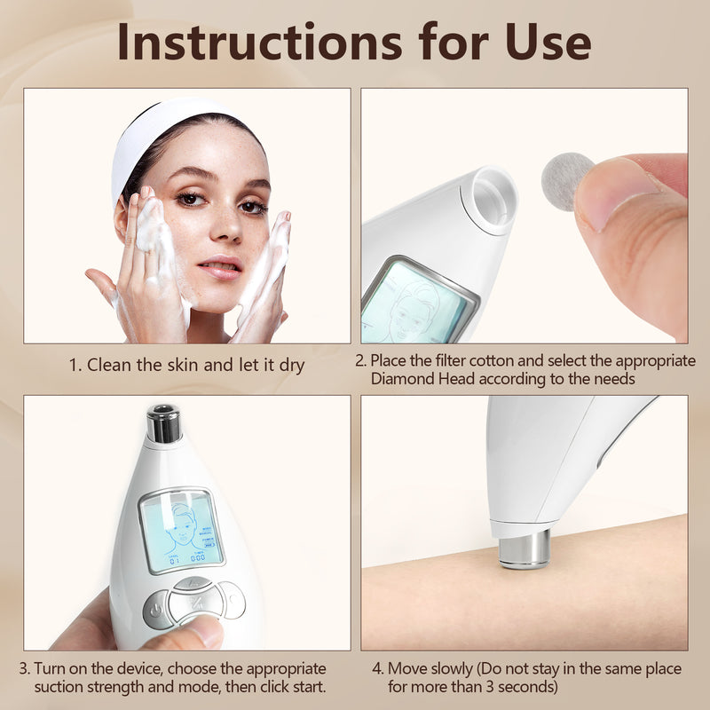 Microdermabrasion outlets Machine and Suction Tool